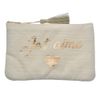 Clayre & Eef Women's Toiletry Bag 17 x 11 cm White Synthetic, White