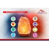 Himalayan Pink Salt Lamp with Dimmer Switch, 7 - 9 " Height, Table Night Lamp