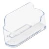 Deflecto Single-pocket Desktop Business Card Holder - Clear