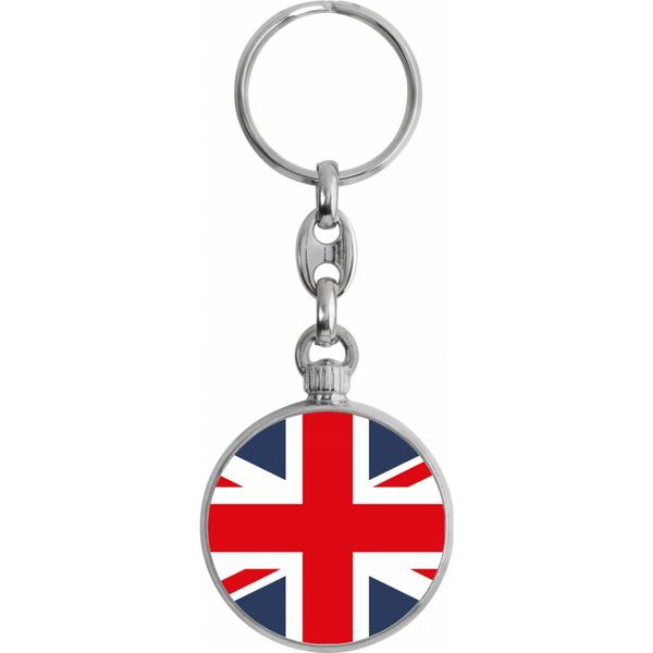 Toff London United Kingdom Flag Keyring