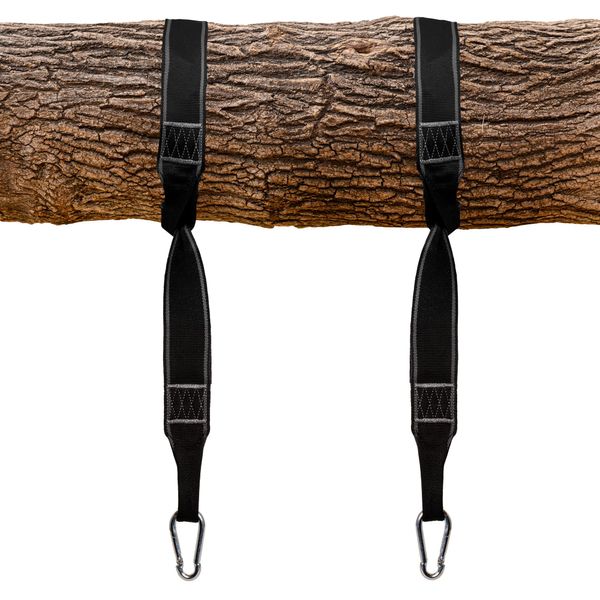 Squirrel Products Two Nylon Tree Swing Hanger Straps - 5ft Each
