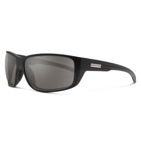 Suncloud Milestone - Polarized Sunglasses - for Men & Women - Matte Black + Polarized Gray Lenses