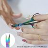 Harams Cuticle Scissors Multipurpose Little Beauty Scissors for Manicure Pedicure, Eyebrows, Eyelash, Nose, Beard, Mustache, Hair Trimming | Grooming Shears for Men and Women (Nail Scissors)