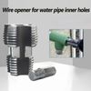 Electric Drill Compatible PVC Pipe Threader Kit with Various Die Sizes -Set 7PCS
