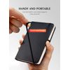 AISBUGUR Pocket Notebook, Small Notebook, 2-Pack Total 320 Pages,3.7" x 5.7" Pocket Notebook (2 Pack, Black1)