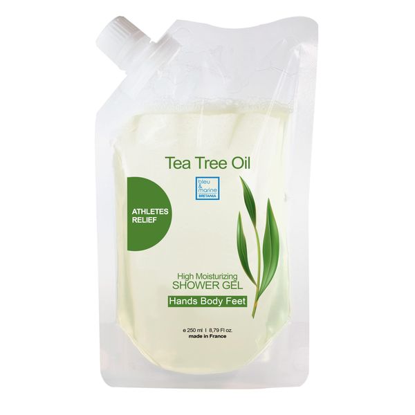 Antibacterial Hand Cleansing Disinfectant Gel Tea Tree Antifungal Body Wash Tea Tree Face Anti Acne Shower Gel Bath Soap Shampoo Feet fungal nail treatment Hand Wash - REFILL 7.59 Fl oz 250 ml
