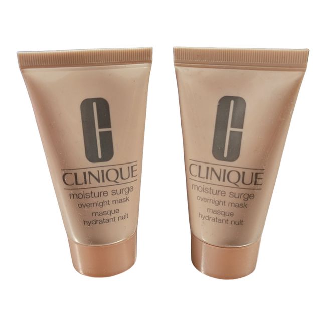 2 Clinique Moisture Surge Overnight Mask 1.7oz  Each Travel Size