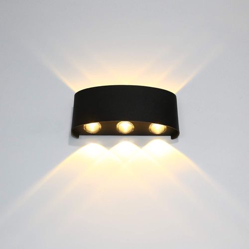 Lightess LED Bracket Light, Entrance Light, Wall Light, Wall Light, Waterproof, Rainproof Type, Wall Lamp, For Outdoor and Indoor Use, LED Gate Light, High Brightness, Energy Saving, Interior