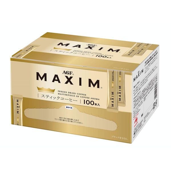 AGF Maxim Stick Black 100 Sticks [Stick Coffee] [Instant Coffee]