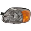 Driver & Passenger Side Headlights For Hyundai Accent 2003-2006 Halogen w/ Bulbs