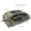 KRYDEX Dangler Drop Pouch Dump Pack Storage MOLLE Bag for Plate Carrier MC Camo