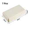 sourcingmap 7pcs 49 x 28 x 14mm Electronic Plastic DIY Junction Box Enclosure Case Beige