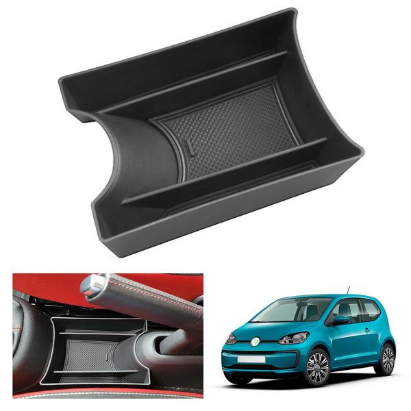 GAFAT V W UP GTI/Seat MII/Skodα Citigo 2013-2023 Centre Console Storage Box, Organiser Tray Glove Box Bottom Centre Console, Compatible with VW UP Accessories