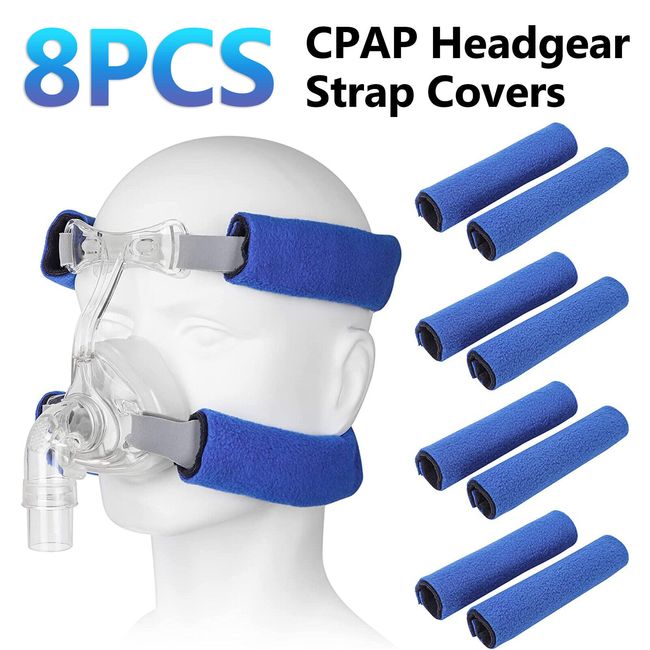 8 Pack Headgear Strap Covers, Universal and Reusable Strap Covers NEW