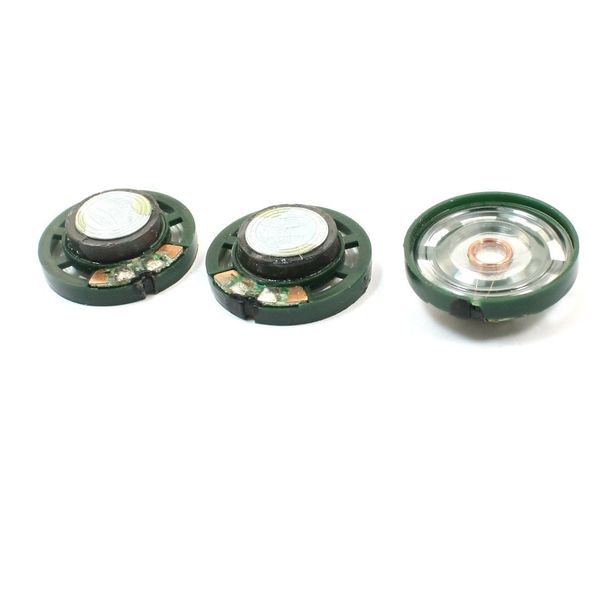 sourcing map 3PCS Rohs Approved 0.25Watt 8ohm 85db 27mm Diameter Speaker