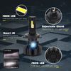 Alla Lighting H4 LED Headlight Conversion Kits Bulbs Bright White Color