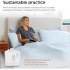 Luxury 800 Thread Count 100% Cotton Sheets - Light Blue Sateen Weave Twin Size B