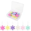 50 Pcs Needle Thread Threader (Storage Box Included) Tool Threader Sewing Tool Threader Needles No Needles Threader Flower Shape DIY Craft