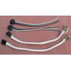 2 LOT Molex 3-Pin Black Wire Connectors plus wires 1 male/female locking 2 sets