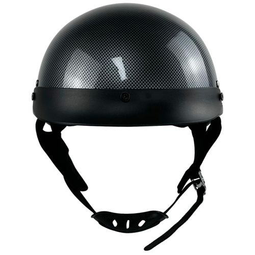 Adult Motorcycle Open Face Motorcycle Helmet with Sun Visor Quick Release Buckle for Cruiser Scooter Chopper Cycling Motocross Helmet DOT Approved (Gray, Large)