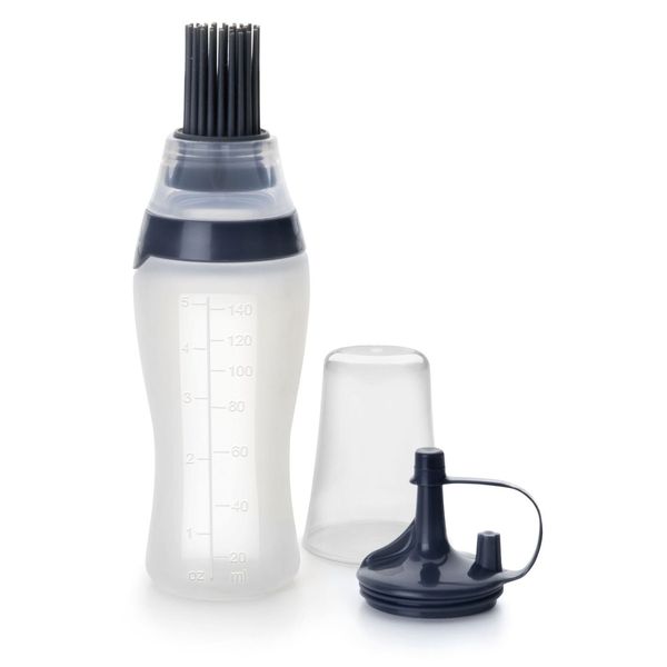 Dosierflasche aus Silikon mit Pinsel und Tülle