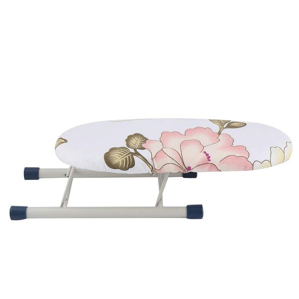 Mini Ironing Board, Foldable Tabletop Sleeve Ironing Boards Space-Saving Mini Ironing Board Home Travel Sleeve Cuffs Collars Handling Table, Peony 10.43 x 4.13 x 3.35in