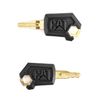 QWORK 5P8500 Keys, 40 Pack Ignition Keys Compatible with Caterpillar Heavy Equipment