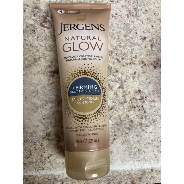 Jergens Natural Glow +FIRMING Fair to Medium Skin Tones, 7.5 oz