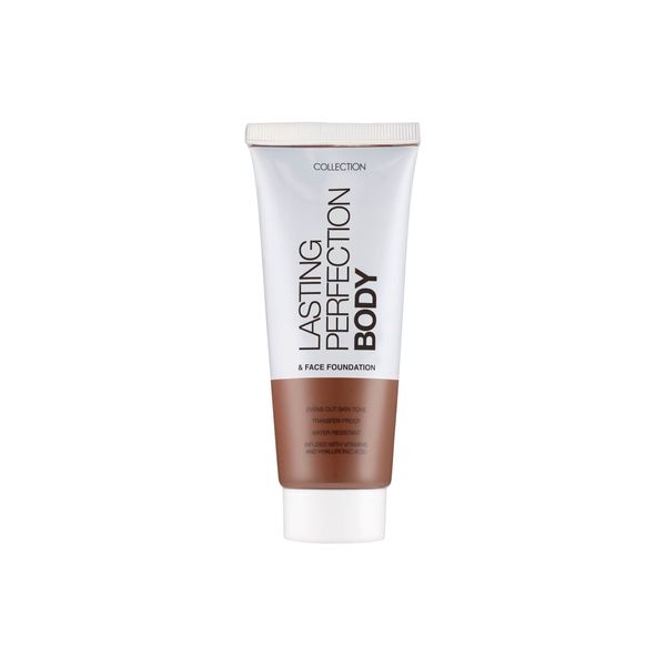 Collection Cosmetics Lasting Perfection Body and Face Foundation, Full Coverage Foundation, 65ml, Deep