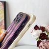 Caseative for iPhone 13 Pro Case,Water Ripple Pattern Curly Wave Frame Soft Phone Case (Red)