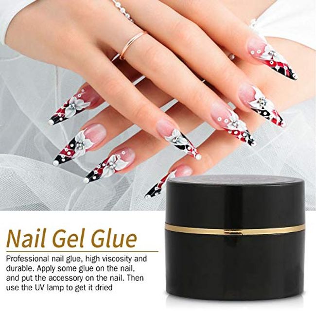 20ml Rhinestones Nail Glue Gel Polish for Nail Art Decorations