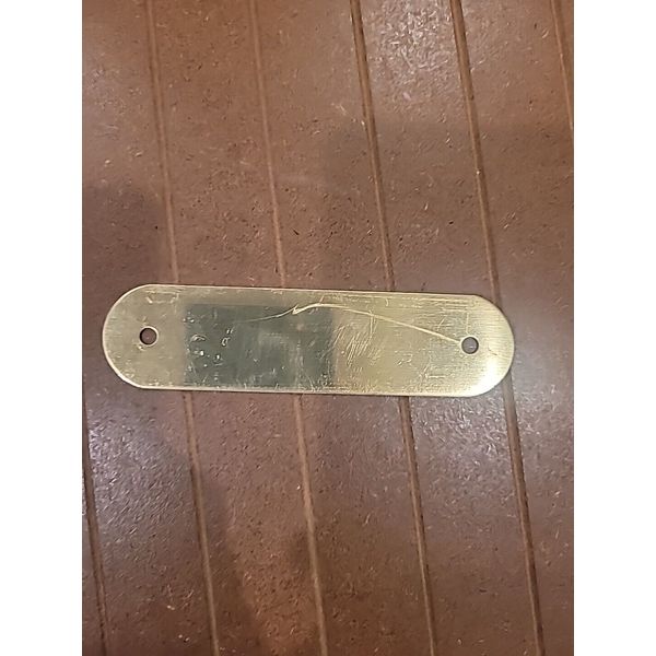 Rectangle/oblong Backplates For Drawer Pulls In Polished Brass Finish