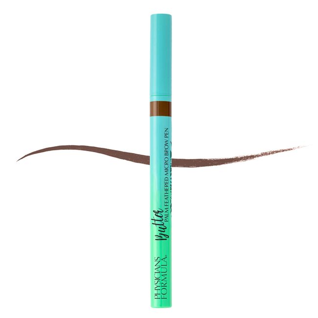 Eyebrow Makeup By Physicians Formula Butter Palm Feathered Micro Eyebrow Brow Color Pen, Dark Brown Universal Brown