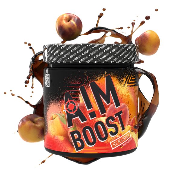 Aim Boost by Triebwerk, Gaming Booster, 400g, 40 Portionen, 200mg Koffein, L-Theanin, quasi zuckerfrei, mit Vitaminen