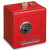 Metal Safe Money Box Red