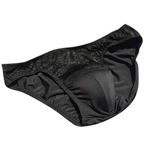 M's Life Men's Shorts, Cross-Dressing, Underwear, Cosplay, Crotch Pad, Cross-Dressing, Cover Pants, Briefs (Black, S)