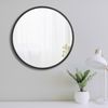 18" Circle Wall Mirror Round Makeup Vanity Mirror with Metal Frame for Bathroom