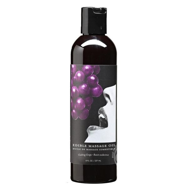 Earthly Body Earthly Body Edible Massage Oil Gushing Grape 8oz