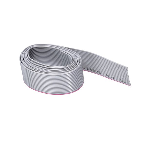 DMiotech 16 Pin Flat Ribbon Cable 3.3ft 1.27mm Pitch IDC Gray Wire for Digital Camera Computer