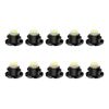 Aoling Meter Sphere T4.7 LED White Diffused Thin T4.7 12V Wedge Bulb LED Light Meter Lamp LED Bulb Panel Bulb 10pcs