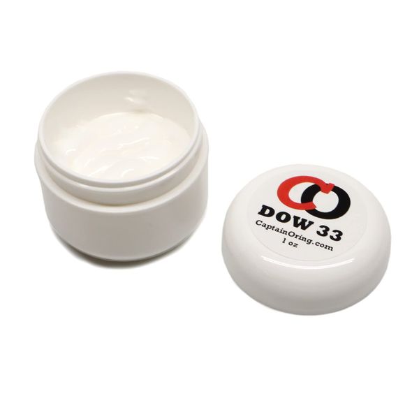 Captain O-Ring Pure DOW 33 Paintball Lubricant Grease (1 oz Jar DOW33) Paintball Marker Maintenance Lube