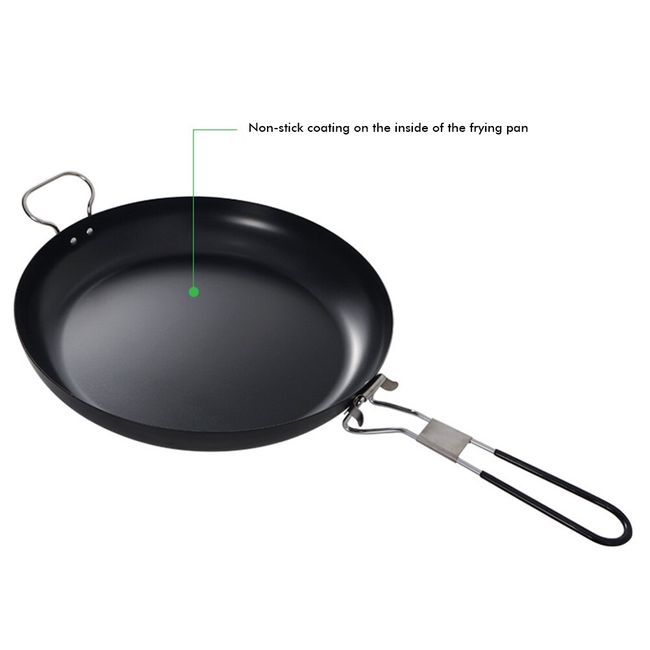 Vildmarks iron pan - Outdoor pan with folding handle / DIY handle