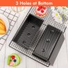 Two Non-Stick Pullman Loaf Pans with Lid for Baking Delicious Homemade Bread