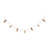 Mud Pie Classic Bottle Garland, Snowman, 3" x 60"