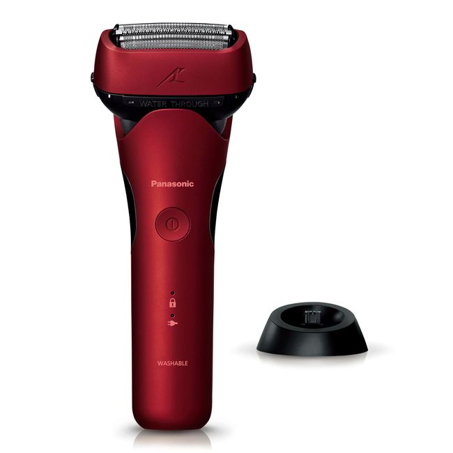 Panasonic ES-LT4Q-R Men's Shaver, Lamb Dash, 3 Blades, Black, Shave Even During Charging, Includes Charging Stand