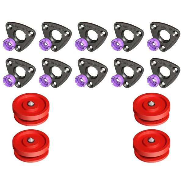 Button Fix Type 3 Bracket x10 + 4 Marker Tools