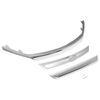 Chrome Front Upper Grille Molding Trims Set 3Pcs For Ford Fusion 2010 2011 2012