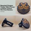 Bearded Dragon Trailer Hitch Cover Cap. Fits 2 inch Receiver. Customize your...