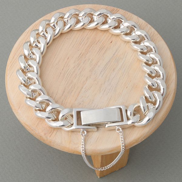 [Silver 925 Silver Bracelet] 20D Chain Bracelet Advanced Anti-Loss Lock Device