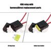Electric Fan Wiring Kit Relay Temperature Sensor Switch Kit 185 On 175 Off 40AMP